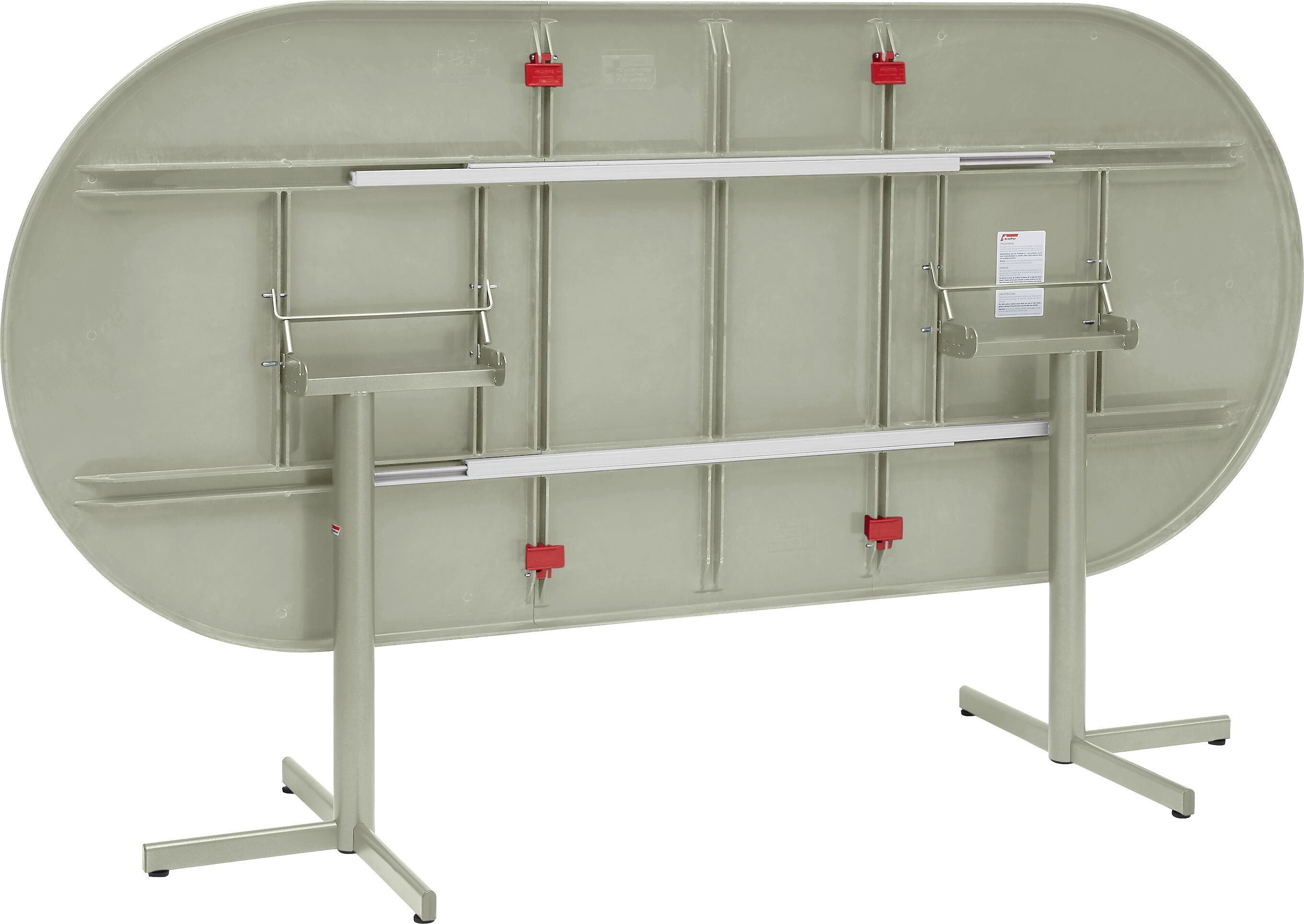 Schaffner VIENNA Ausziehtisch - Pastellgrün / B: 160.0 cm x T: 95.0 cm x H: 72.0 cm