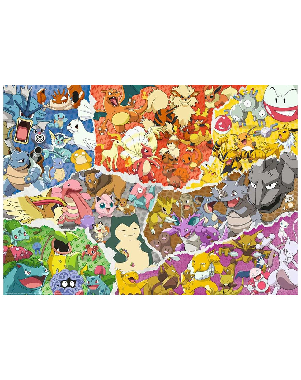 Puzzle Pokémon Abenteuer (1000 Teile)
