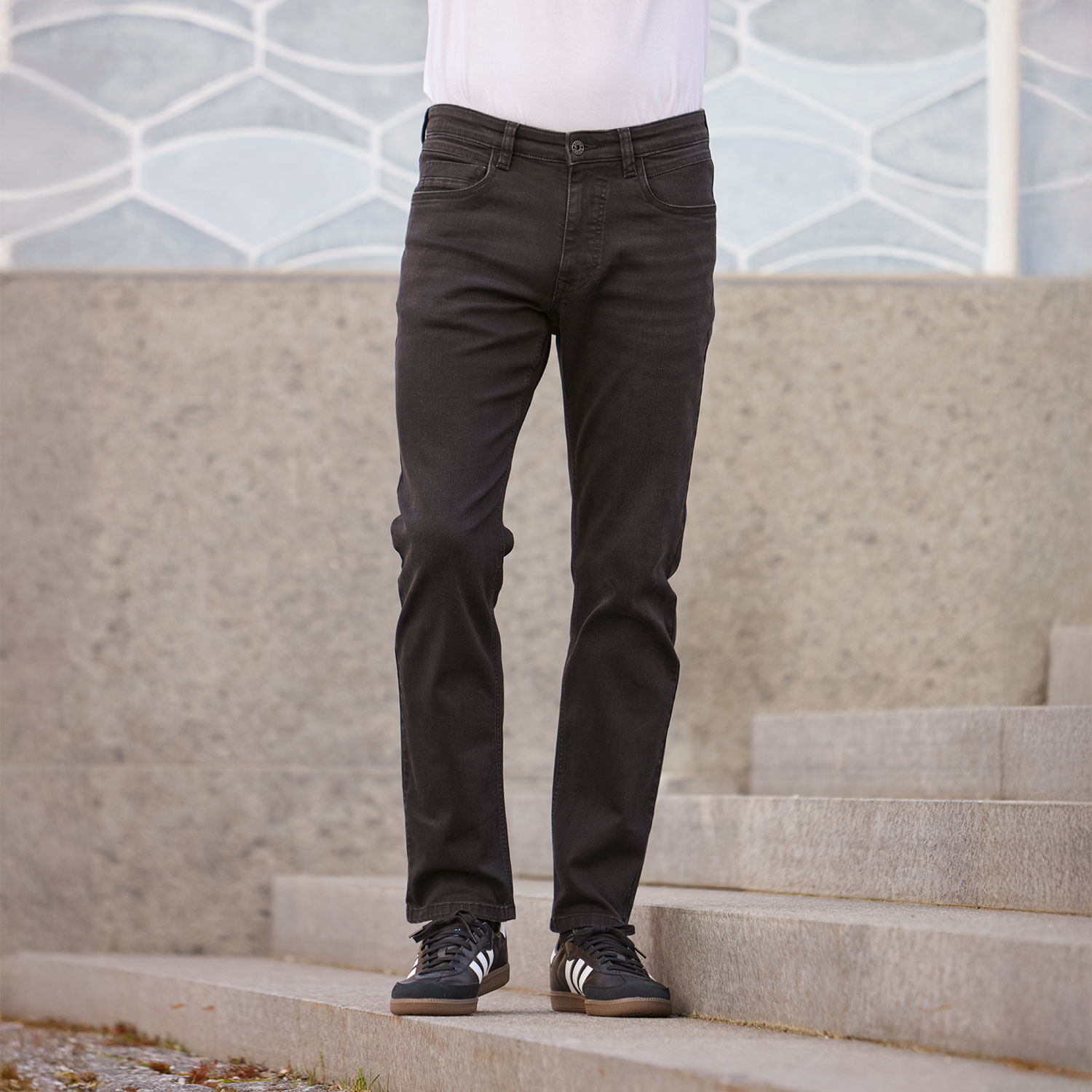 Basic Herren 5-Pocket Jeans