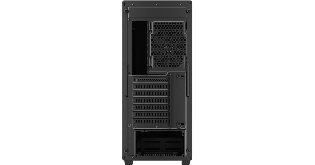 SharkoonVK2 midi tower behuizing  (Zwart | 2x USB-A)