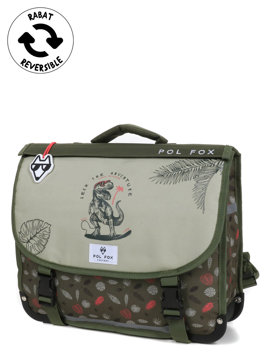 Cartable RÀversible Pol Fox Dino Ride 38 cm