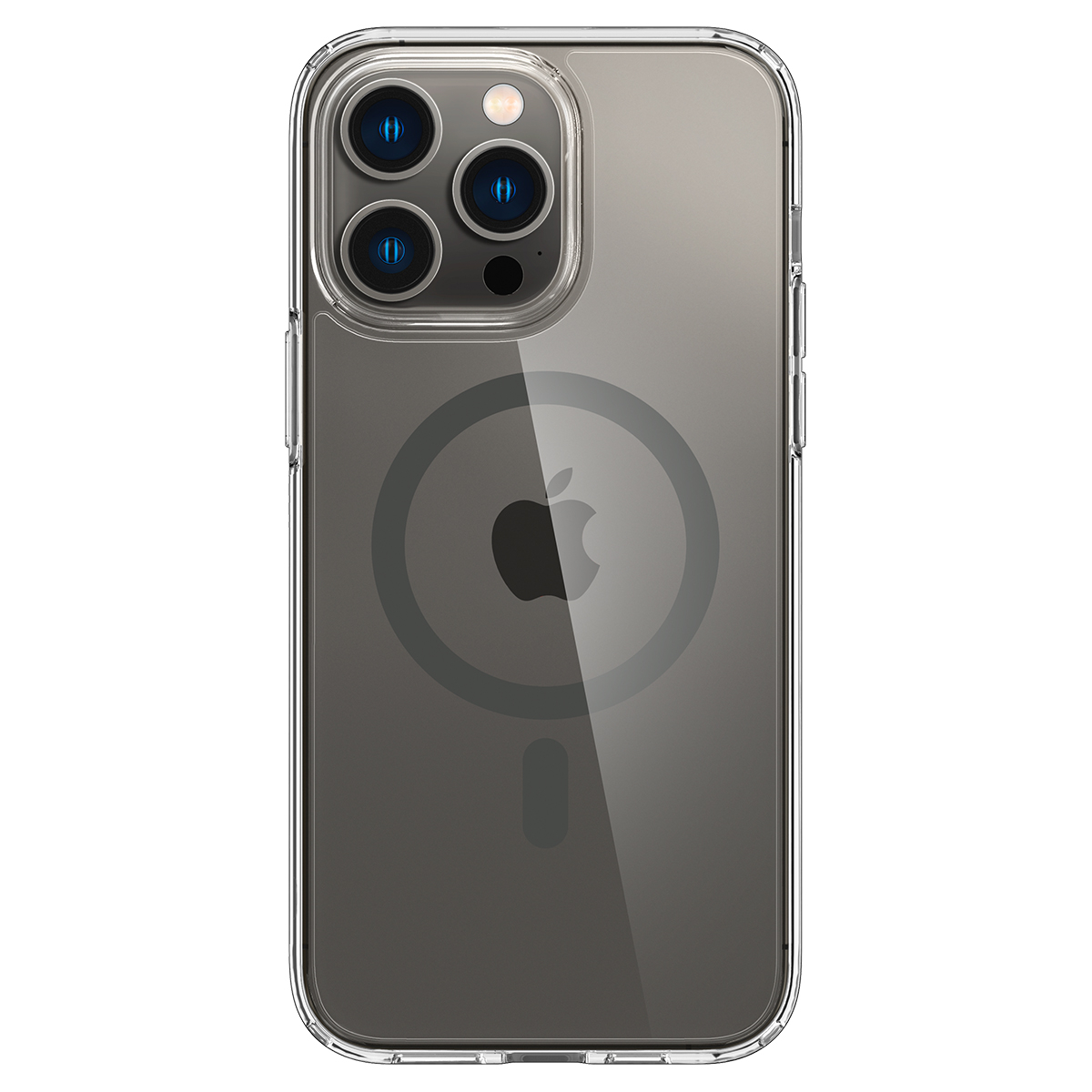 iPhone 14 Pro Max MagSafe Ultra Hybrid MagFit Case Hülle (ACS04826) - Transparent / Grau