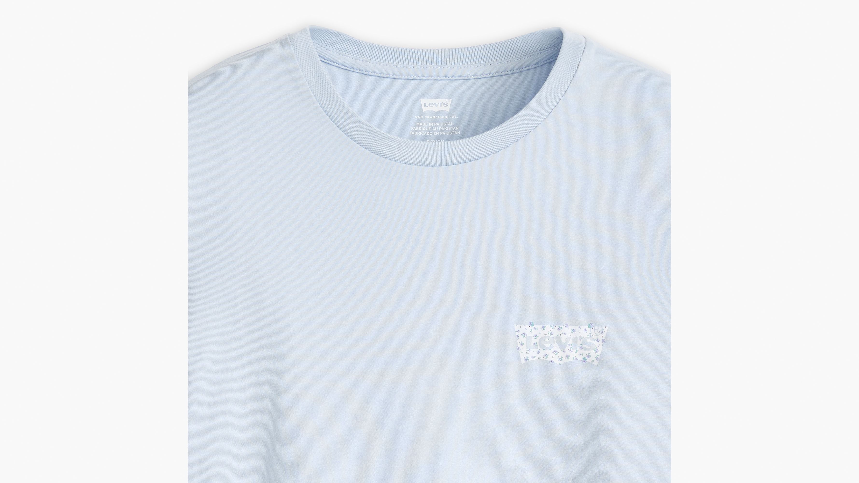 T-shirt Perfect - Holmes Floral Bw Fill Kentucky Blue - Bleu