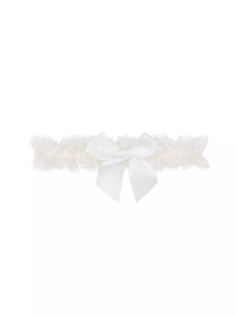 LOVE STORIES Strumpfband BRIDAL GARTER off white creme