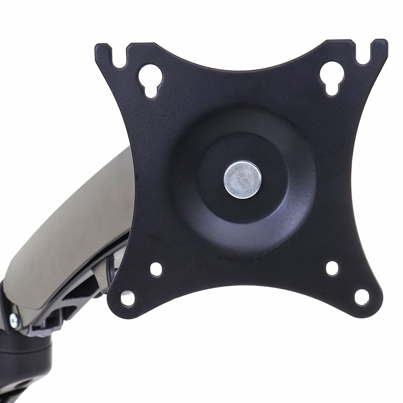 Monitorhalter MCW-D39, Halterung Tischhalterung, Klemme/Bohrungsmontage VESA bis 75x75/100x100mm bis 9kg je Arm ~ zweiarmig