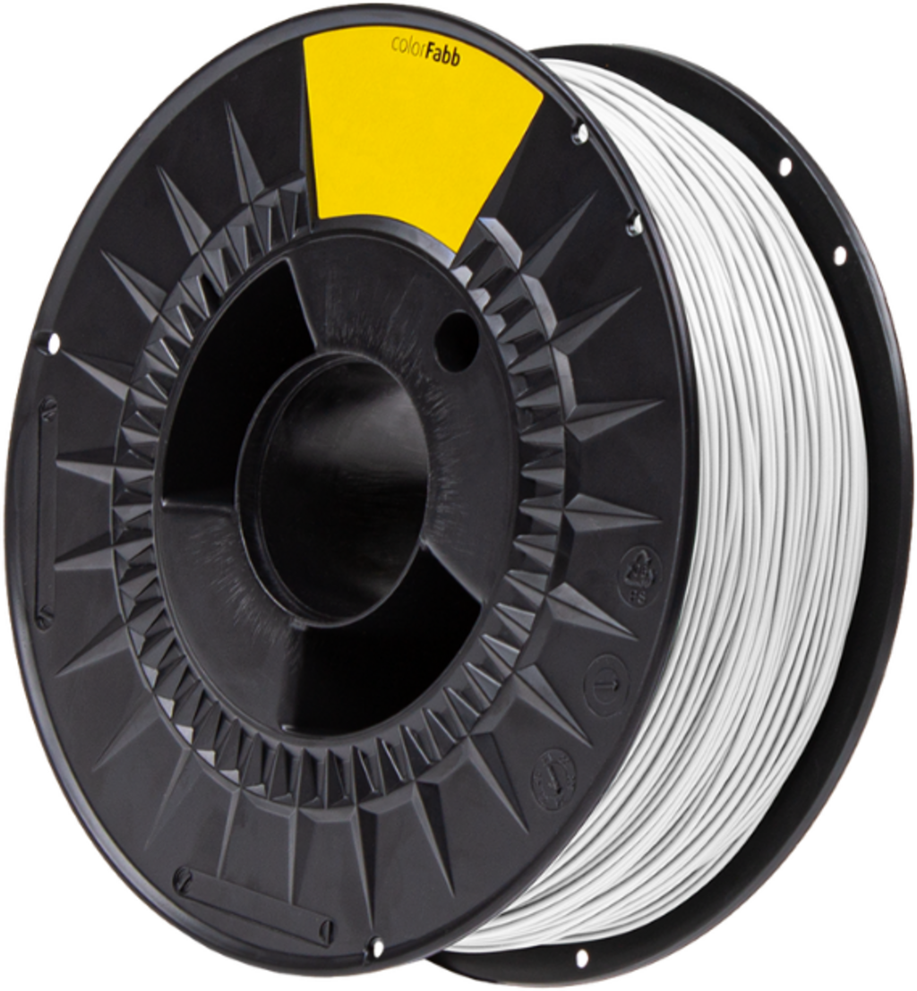 colorFabb  PLA High Speed Pro Semi-Matte White, 1,75 mm / 1000 g    Neue Dimension des PLA Druckens in Semi-Matte White