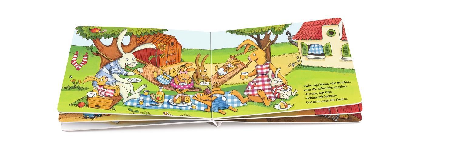 Wenn sieben freche kleine Hasen schnell in die Verstecke rasen / Wenn sieben Hasen Bd.2