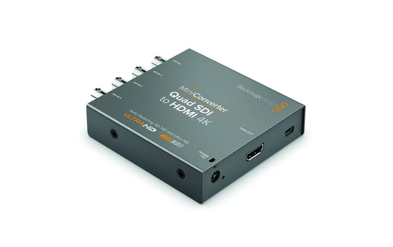 Konverter Mini Quad SDI-HDMI 4K<br>Mini-Konverter