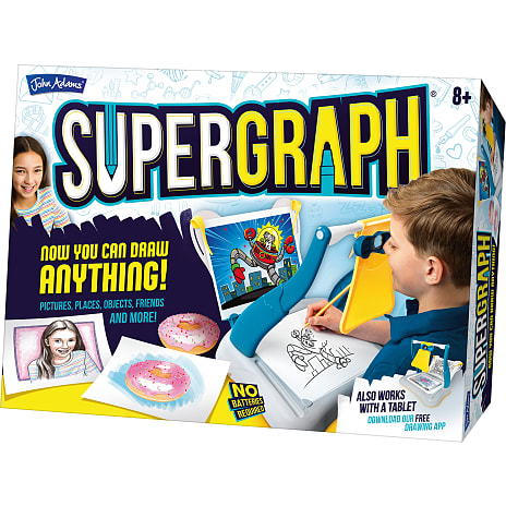 SuperGraph tegnetavle med tegne app