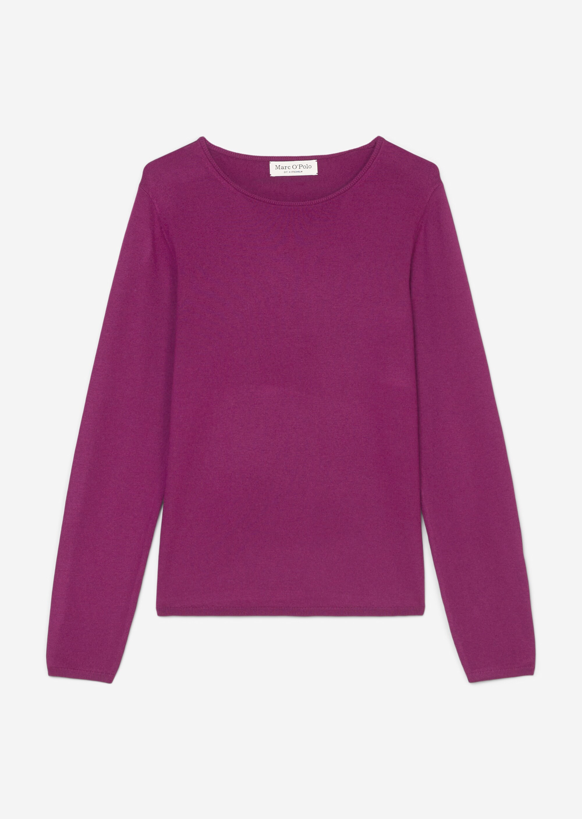 Feinstrick-Pullover regularaus softem Schurwolle-Mix