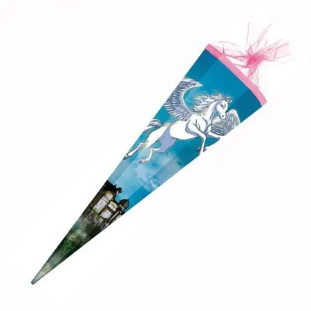 Nestler Schultüte Pegasus-Märchennacht 85cm , 6 eckig