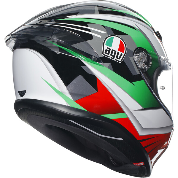 AGV - Casque K6 S Excite Vert / Blanc / Rouge