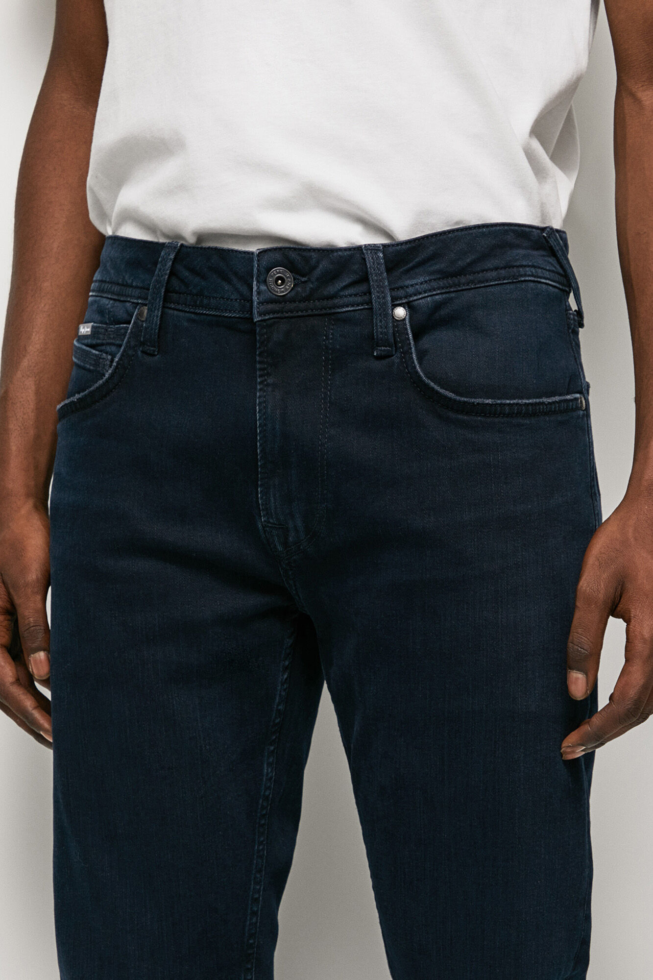 Calça jeans masculina slim fit