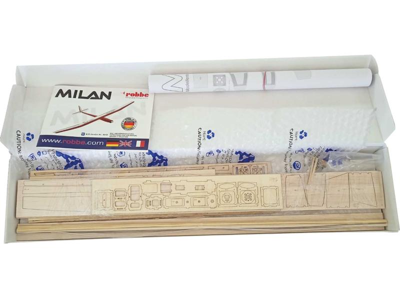 robbe Motorsegler MILAN 1960 mm Bausatz Hochleistungs Elektrosegler Laser Cut Holzbausatz «Made in Germany»