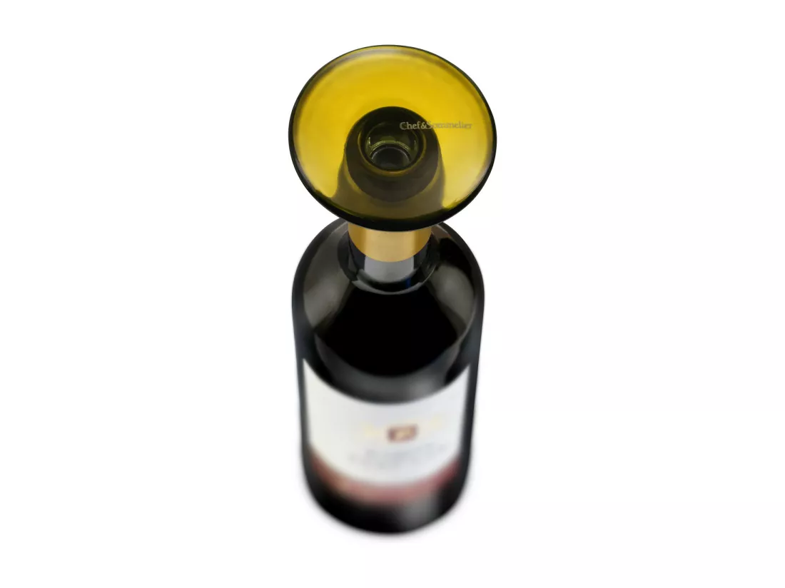 Blanc & Rouge - Bouchons en verre blanc & rouge