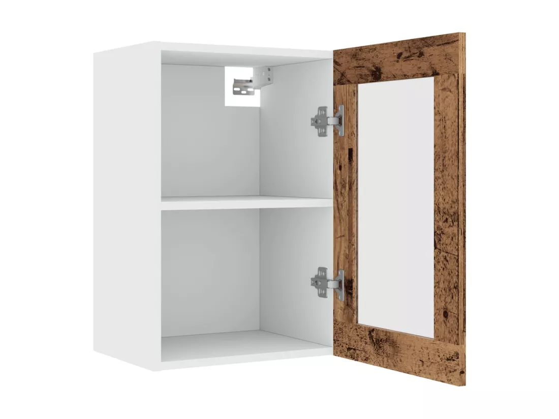 Armoire en verre suspendue 