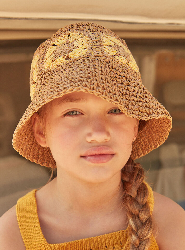 Chapeau de paille naturel
