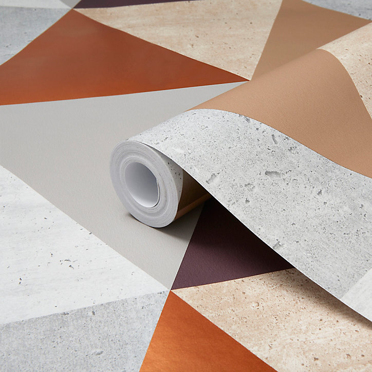 Papier peint GoodHome Carius cuivre et rose gold