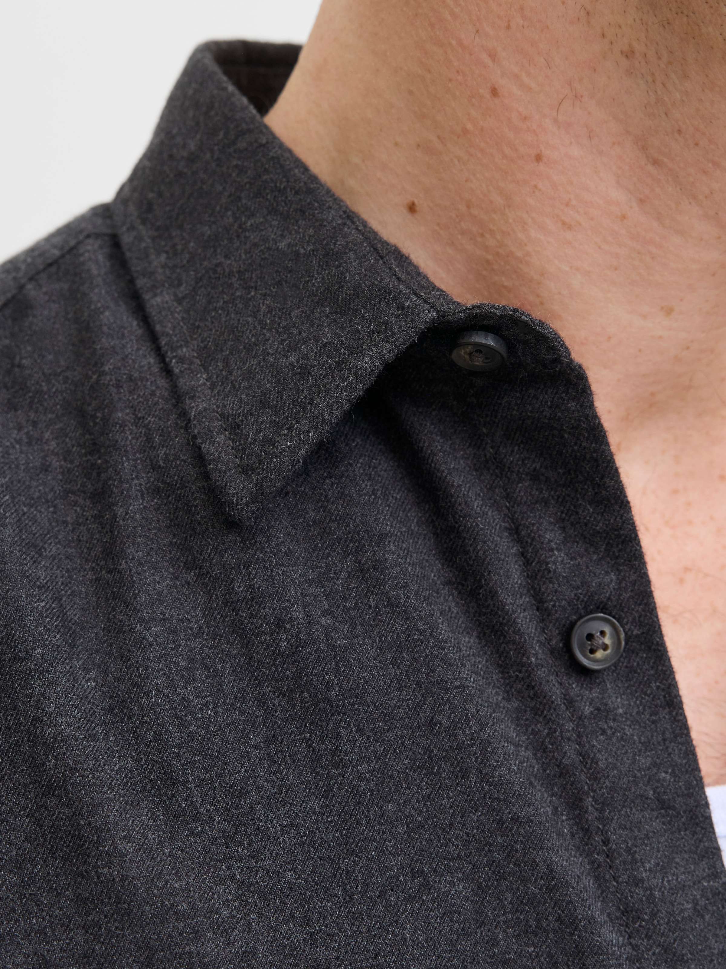 Jack & Jones PlusSize Langarmhemd »JJECLASSIC MELANGE SHIRT L/S SN PLS«