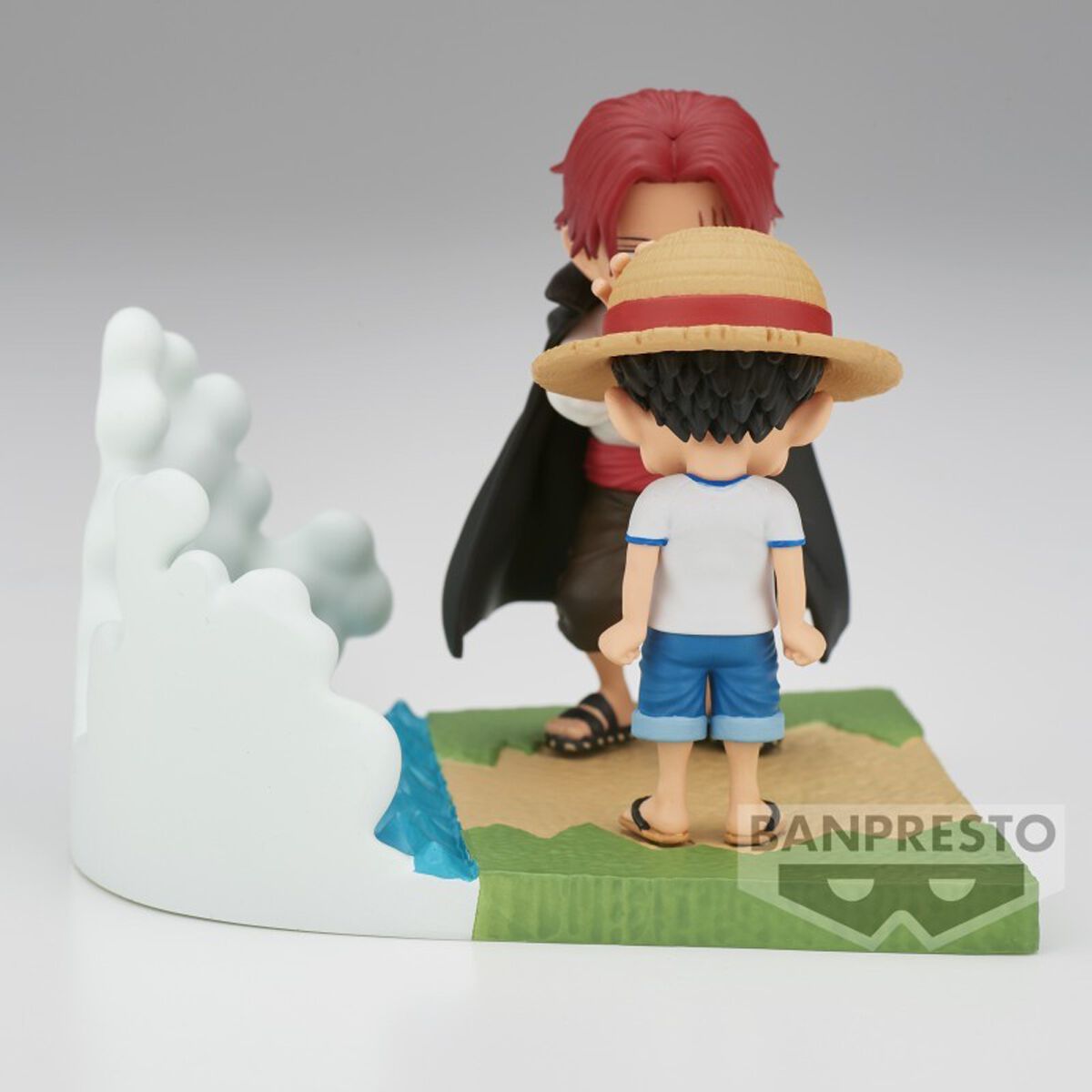 Banpresto - Monkey D. Luffy & Shanks (WCF - Log Stories Series) | One Piece Figurine de collection
