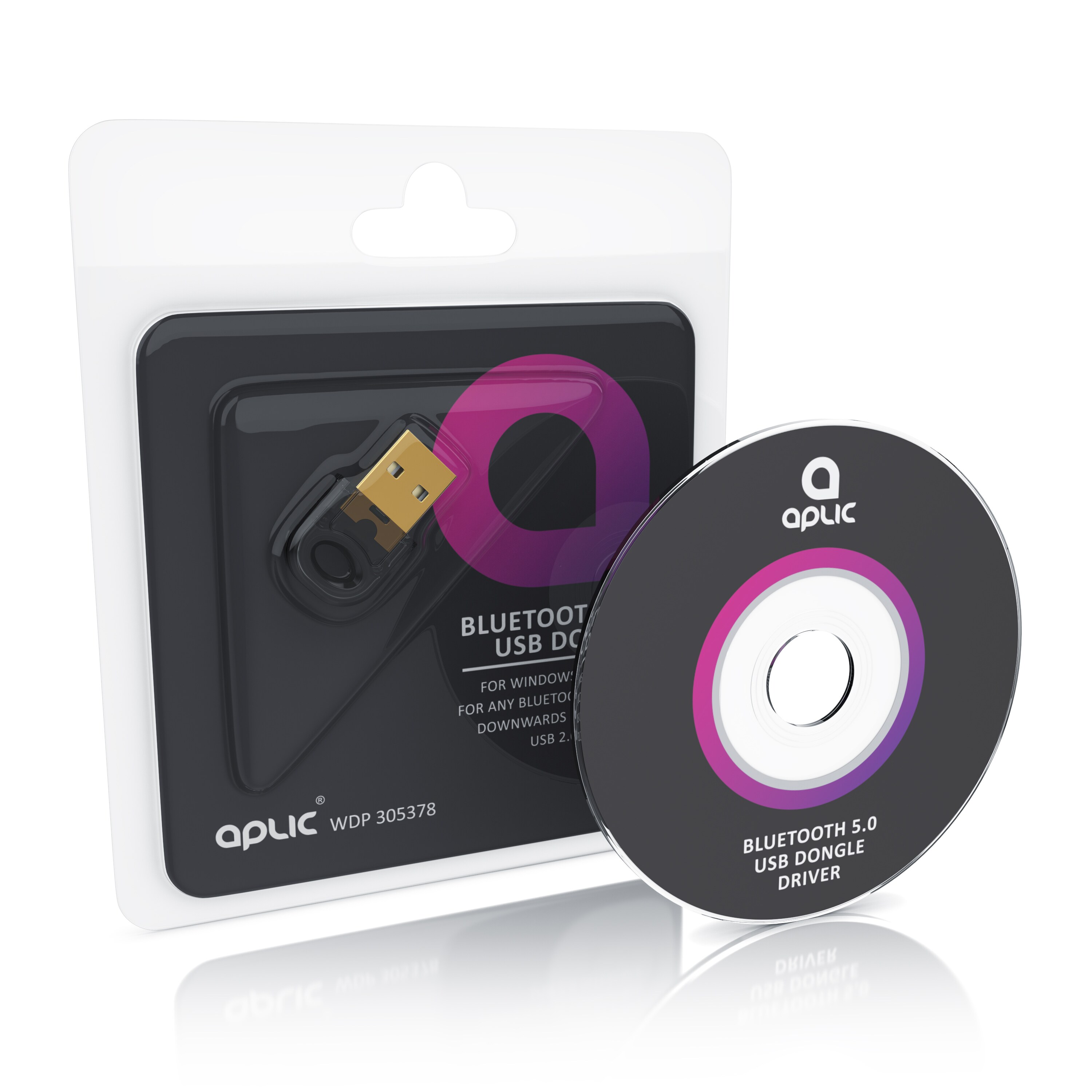 Aplic USB Bluetooth Stick 4.0 mit hoher Reichweite inklusive Treiber / Bluetooth Adapter