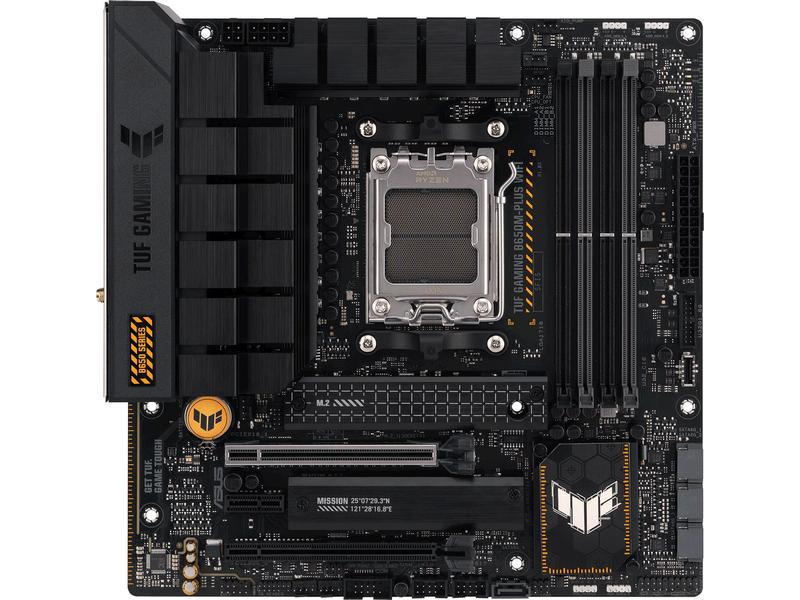 ASUS Mainboard TUF GAMING B650M-PLUS WIFI Gaming Micro-ATX-Mainboard mit B650-Chipsatz