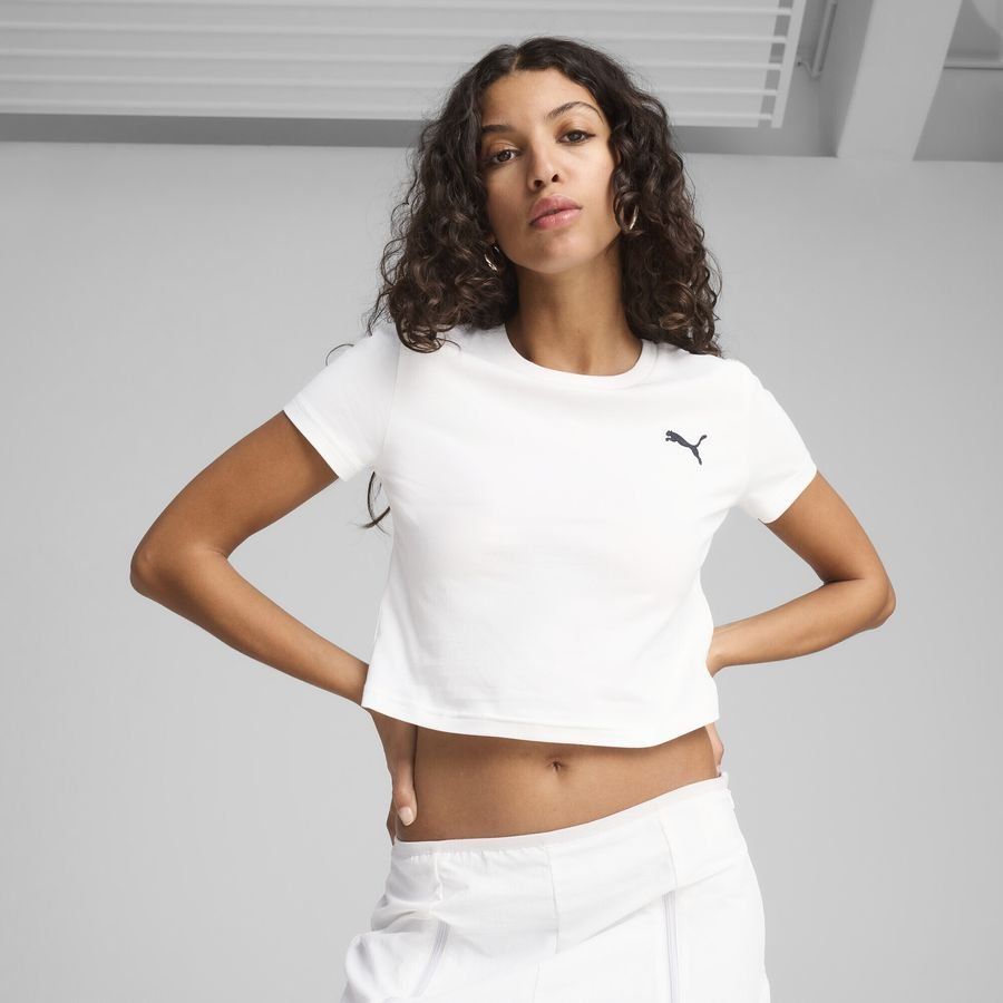 Puma WARDROBE ESS Kurzes figurbetontes T-Shirt