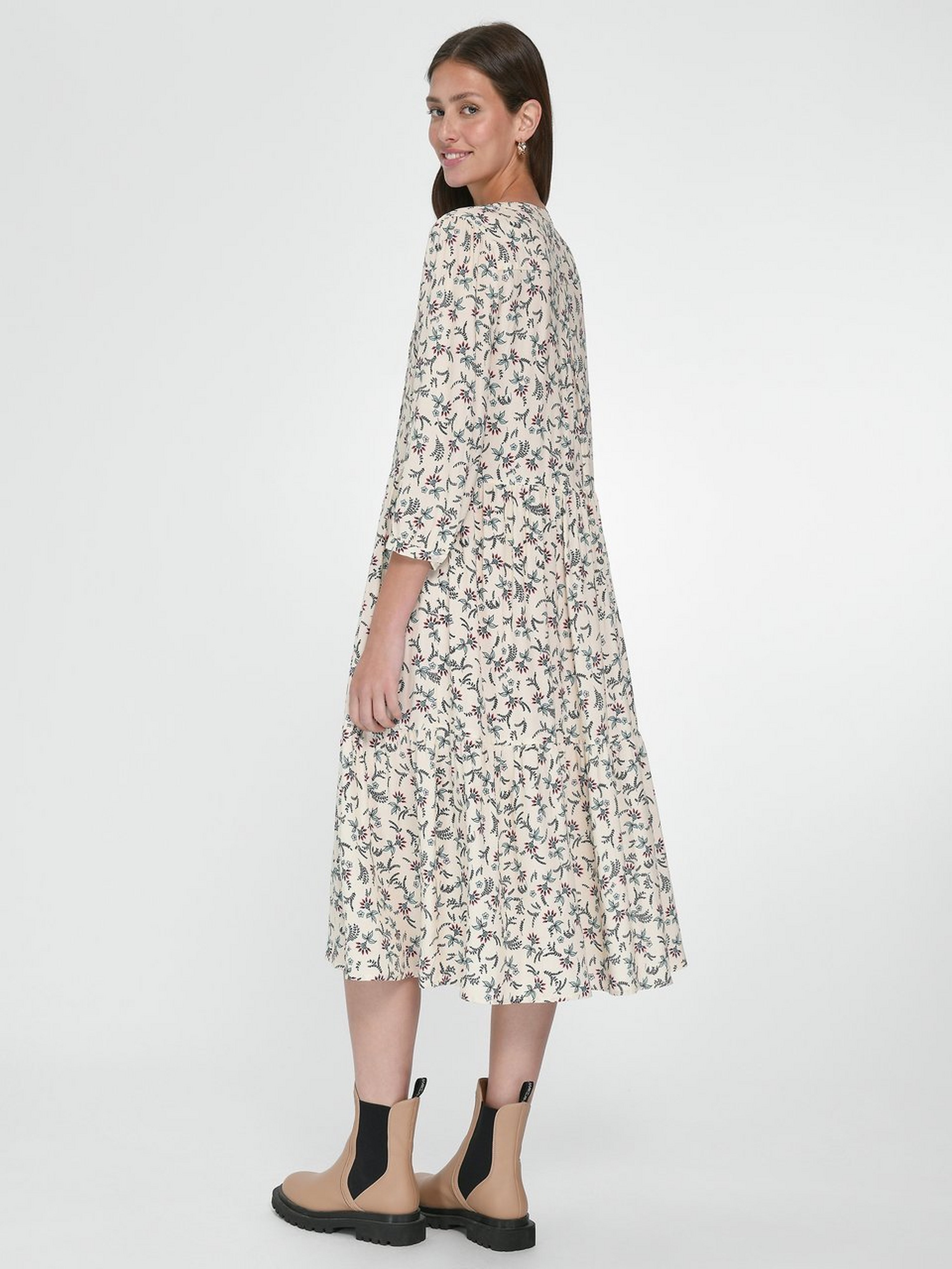 Kleid mit 3/4-Arm