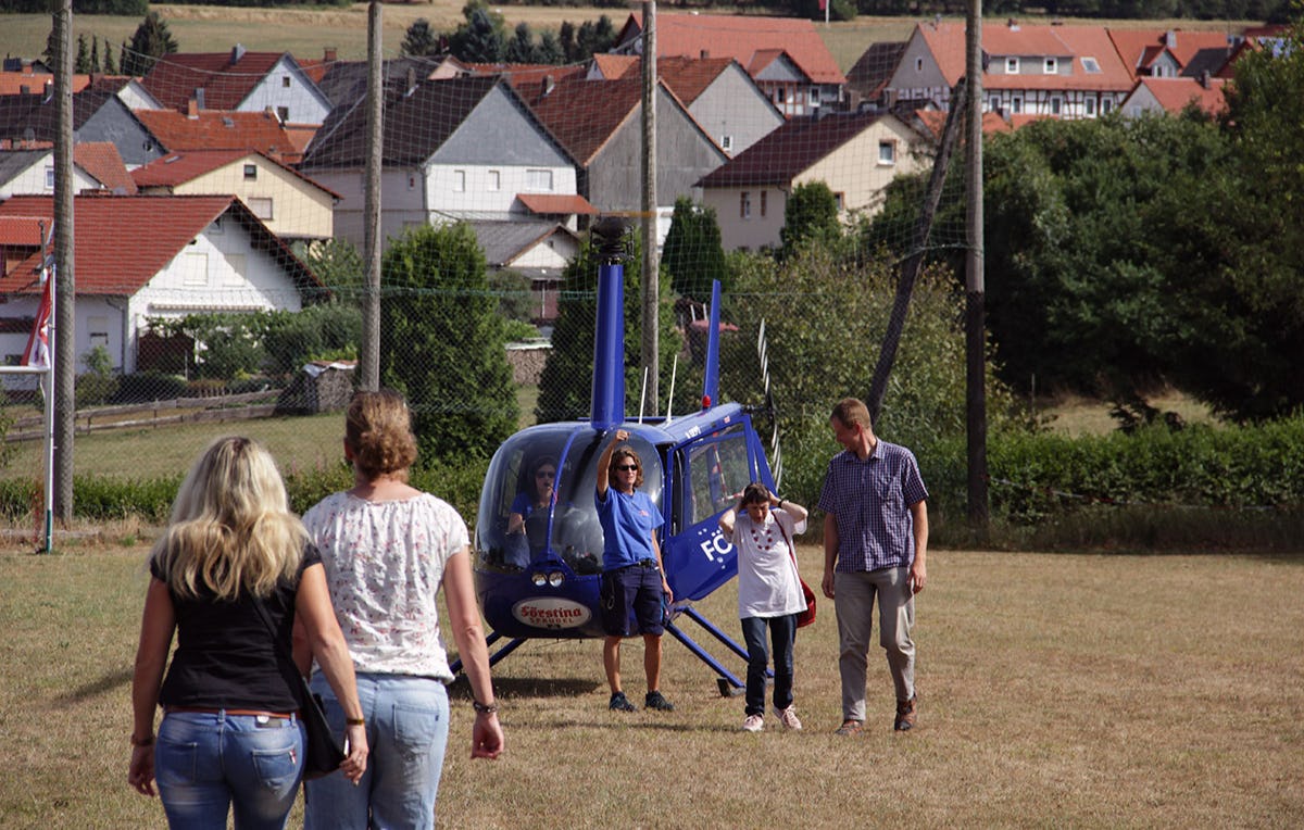 Hubschrauber Rundflug Hörselberg-Hainich