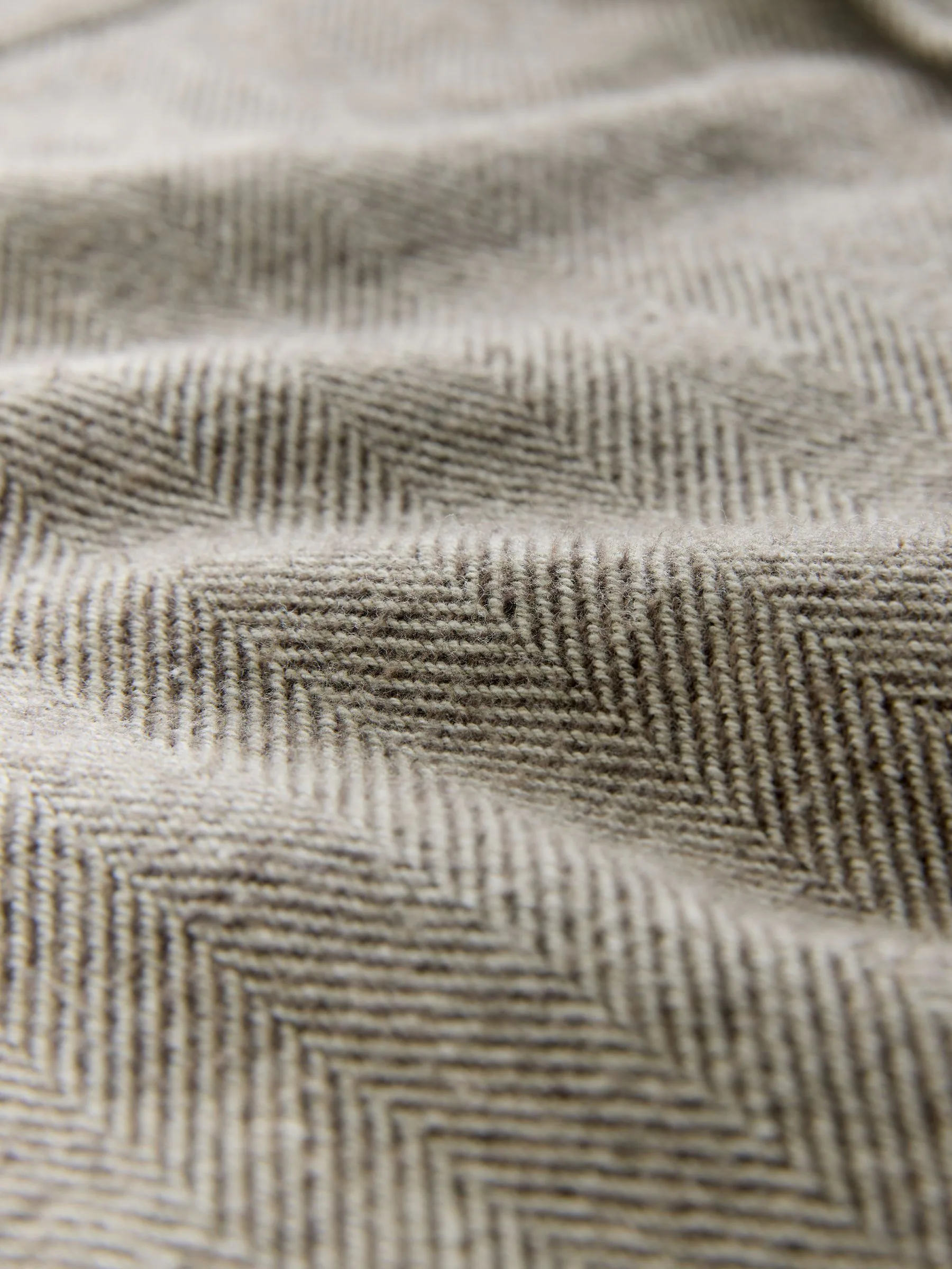 Grijs - Herringbone Shacket Overshirt