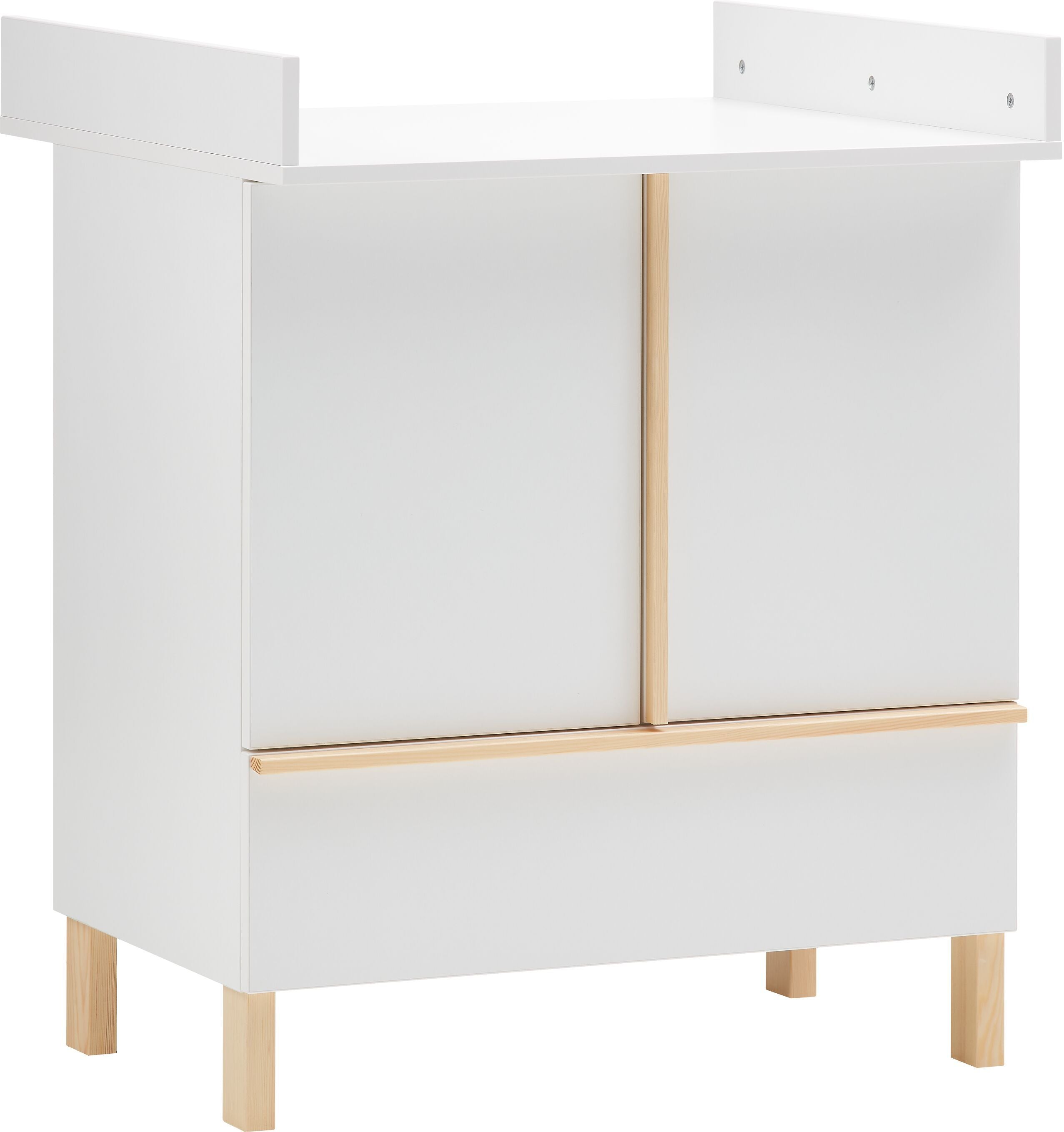 MIO Wickelkommode - Weiss / B: 80.0 cm x T: 52.0 cm x H: 90.0 cm