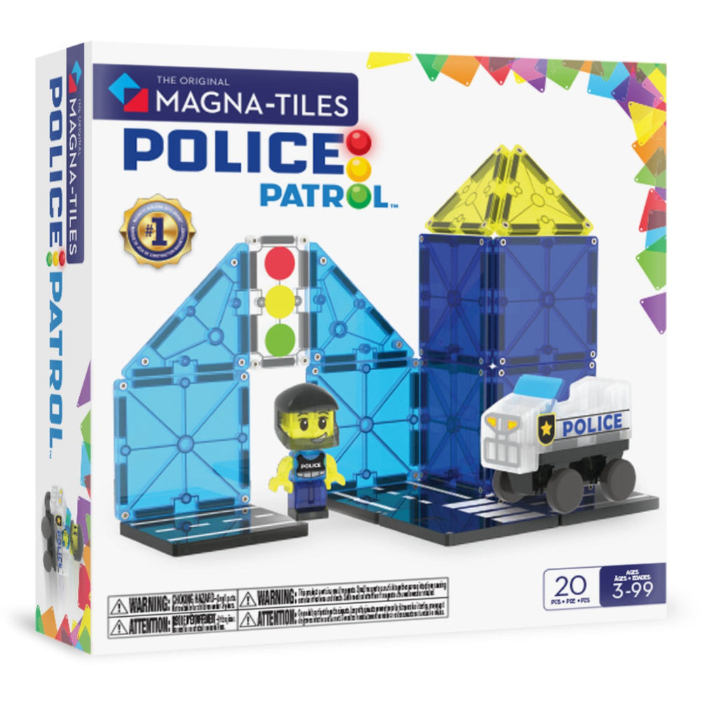 Køb Magna-Tiles® Police Patrol 20 Pcs