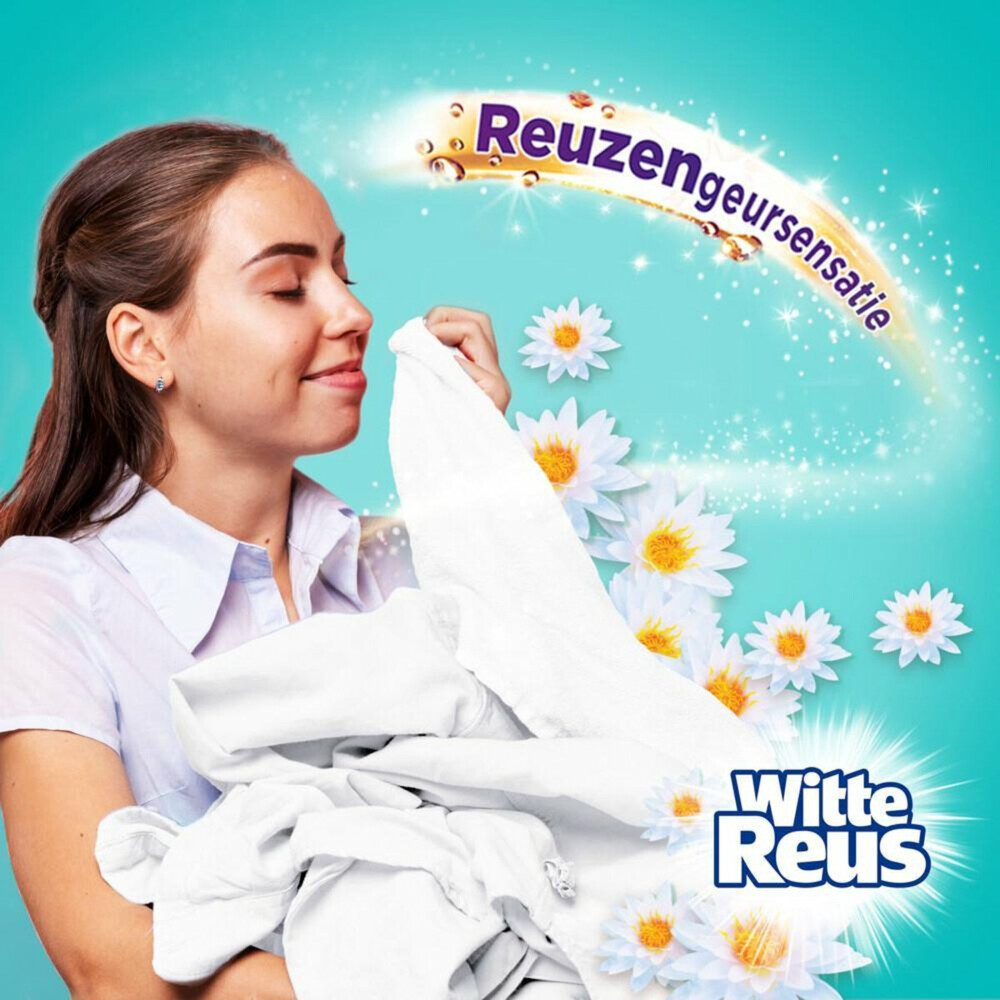 2x Witte Reus Wasmiddel Frisse Reus Gel Lotus 100 Wasbeurten4,5 liter