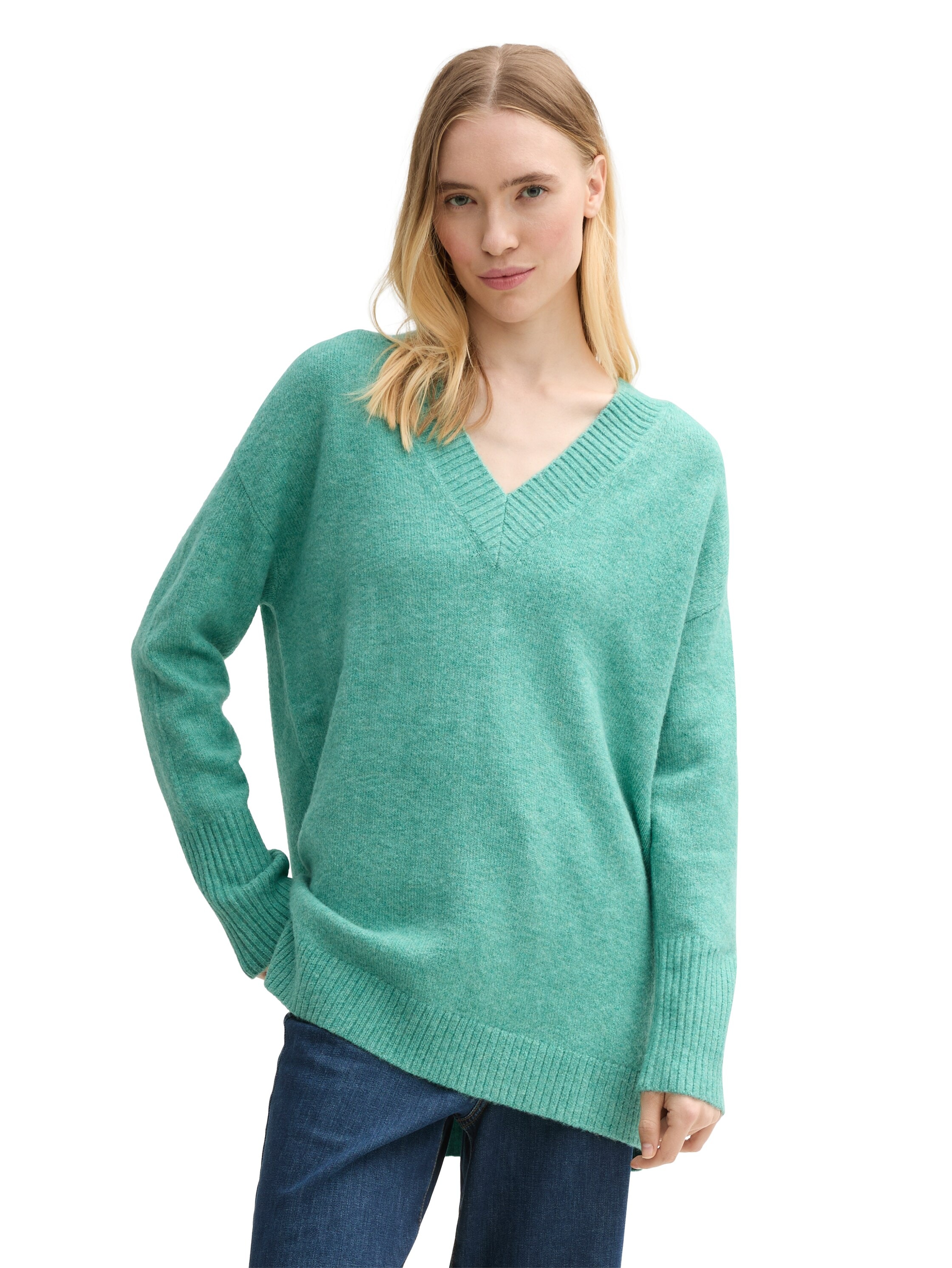 TOM TAILOR Denim Longpullover , in Melange Optik