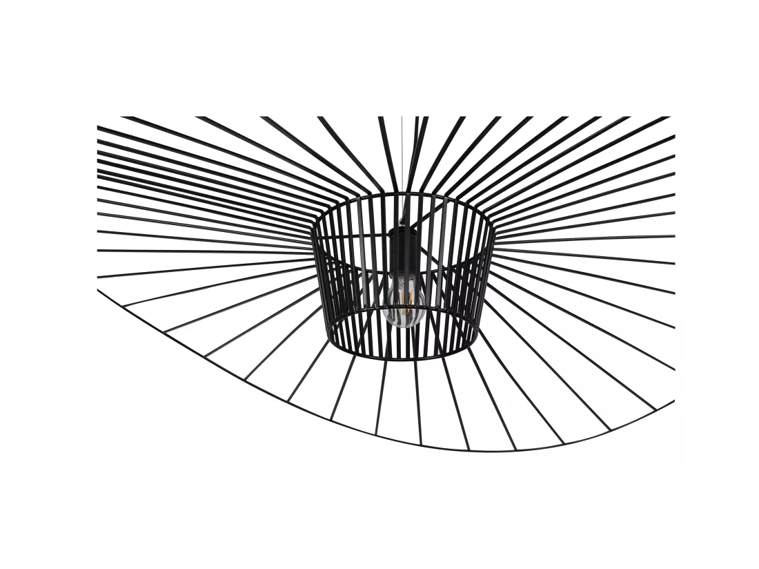 Lampe de Plafond - Lampe Suspendue Design Pamela - 140cm - Vertical Noir
