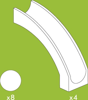 Hubelino Sklie 12 Deler
