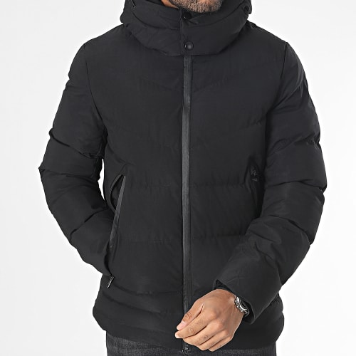 Doudoune Capuche Noir