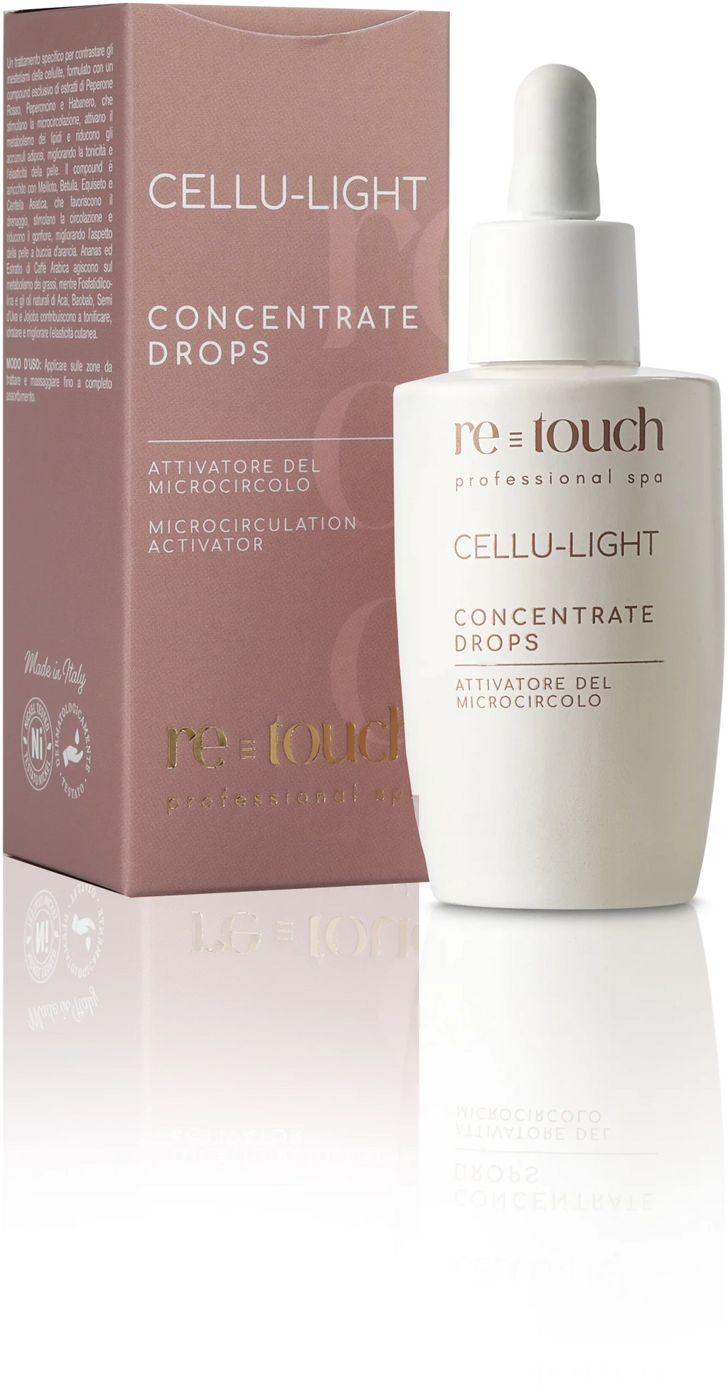 ETEREA Cosmesi Naturale  re-touch Cellu-Light Concentrate Drops, 50 ml