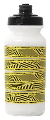 Bidon Massi Yellow Tape 500ml Transparent Blanc / Jaune