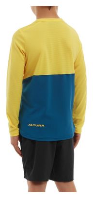Maillot Manches Longues Enfant Unisexe Altura Spark Trail Bleu/Jaune
