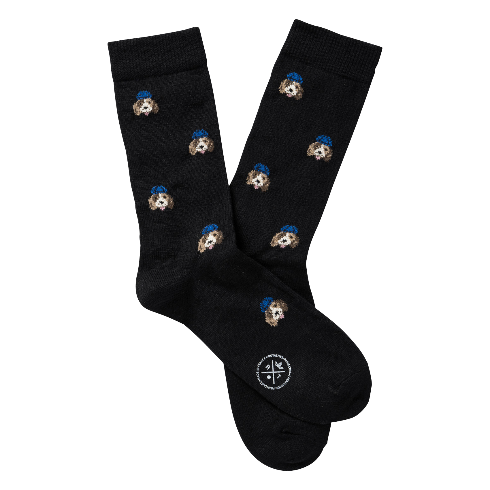 ELLIOT - Chaussettes en coton mélangé | Noir