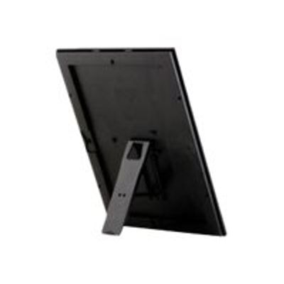 Promocome Ecoframe - Cadre porte-affiche clippant à poser ou à fixer au mur - A6 - noir