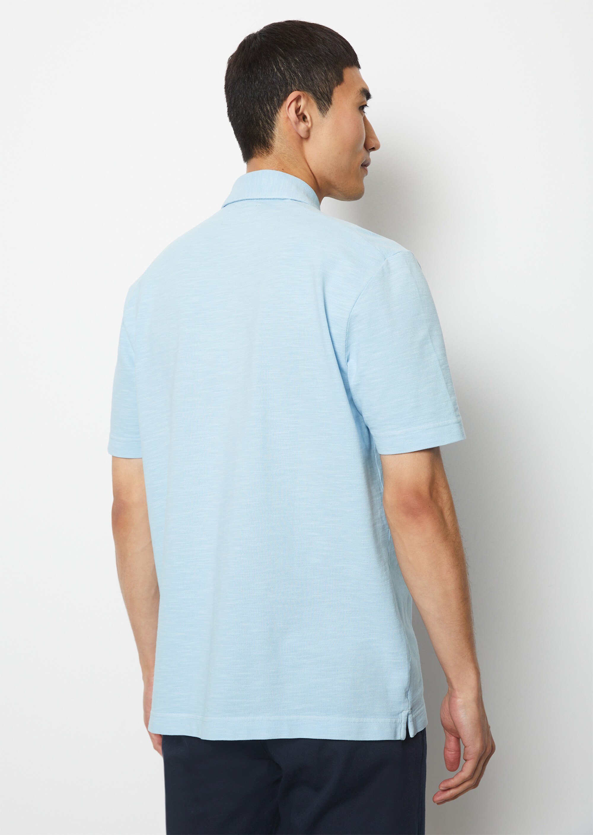 DfC Poloshirt Piqué regular in Piqué-Slub-Qualität