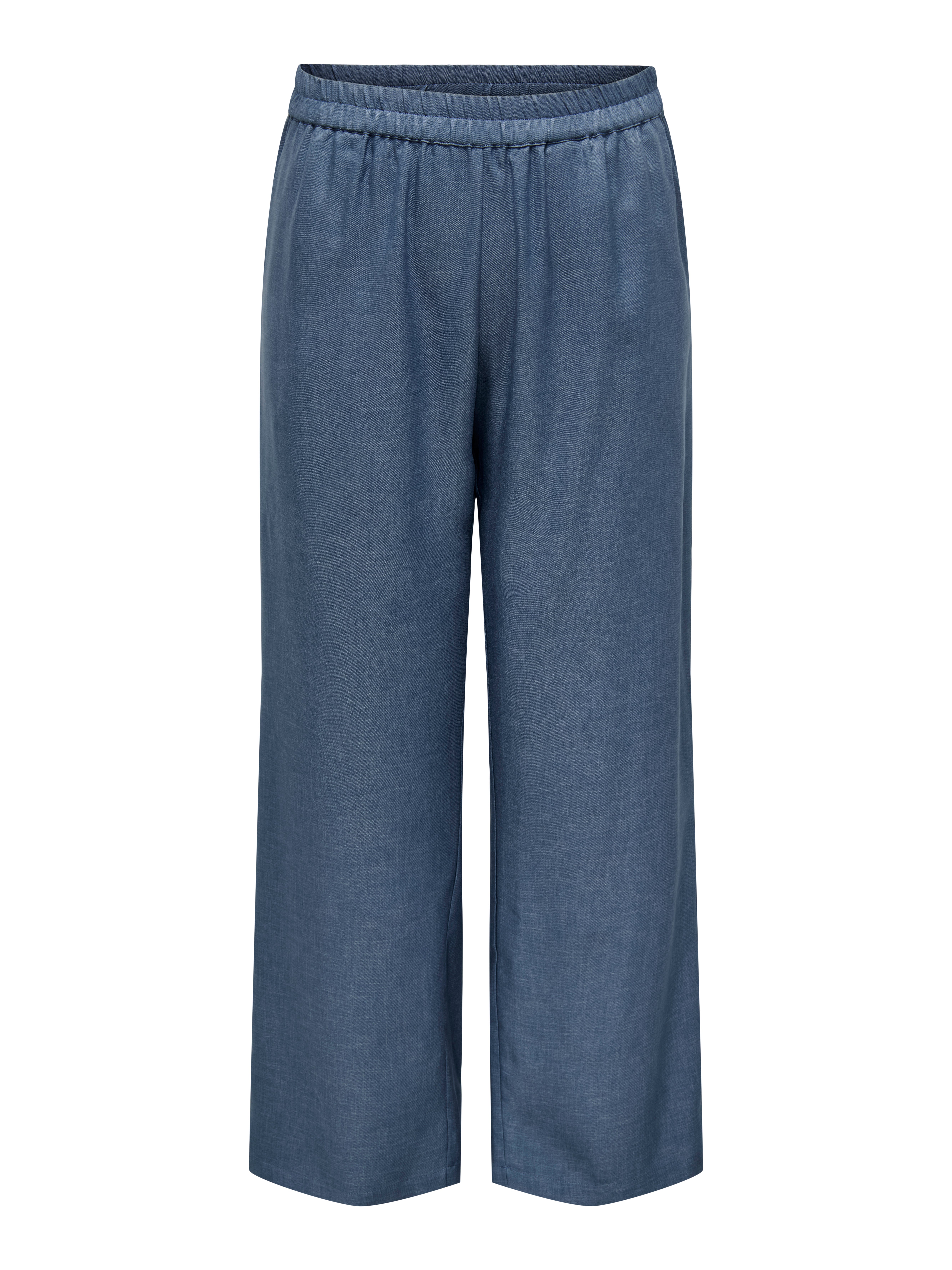 CARHASSY Normal geschnitten Hose mit weitem Beinschnitt Dark Denim