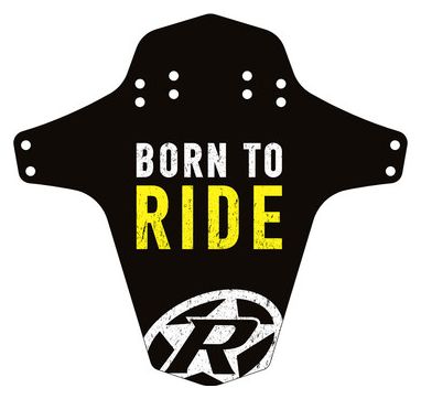 Garde Boue Avant / Arrière Reverse Born to Ride Noir / Jaune