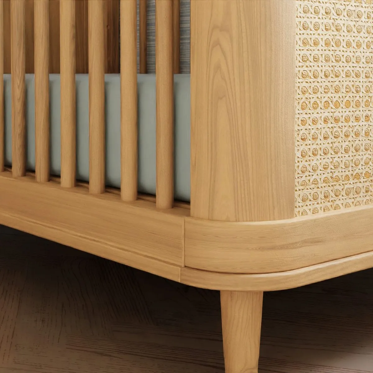 DaVinci Couchette Convertible 3-en-1 Marin - Miel et Rotin