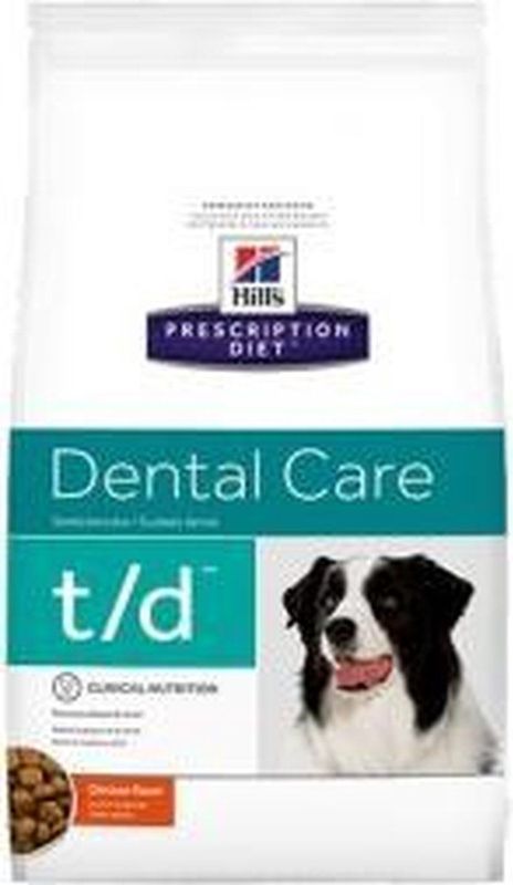 Hill's Prescription Diet - Canine T/D Dental Care - Hondenvoer - 2x10kg - Met Kip