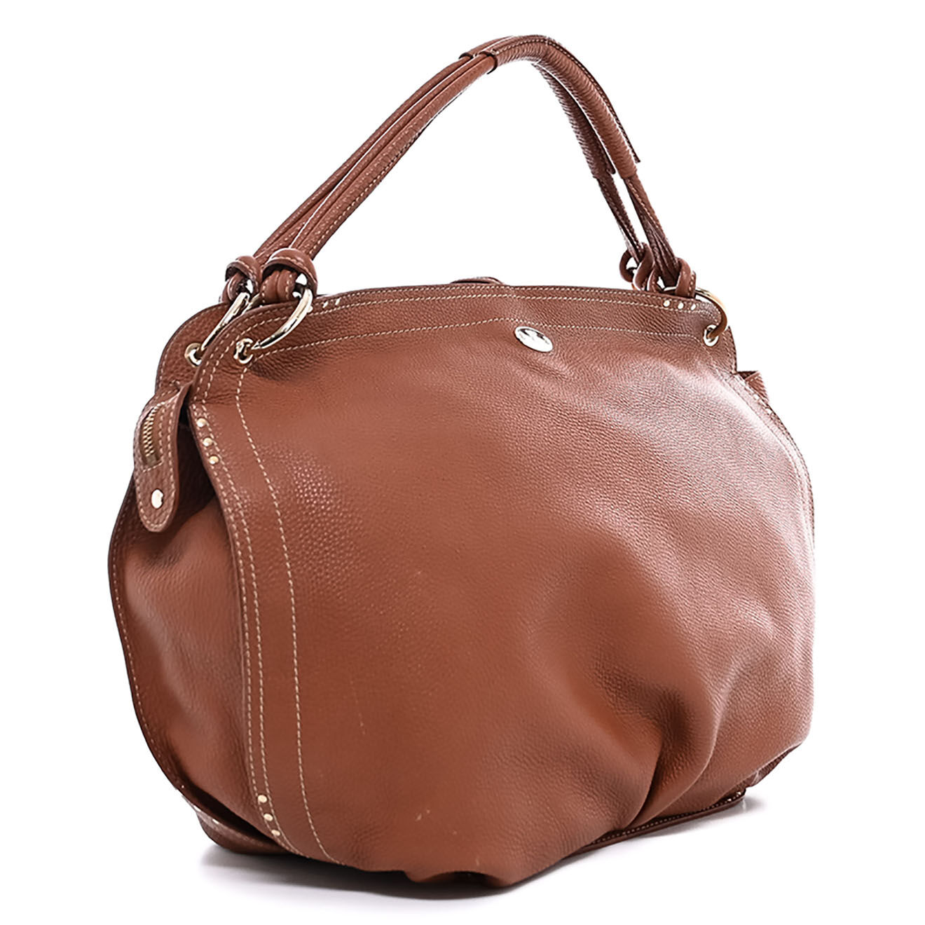 Celine Sac à main en Cuir marron - Très bon état - L.35 cm