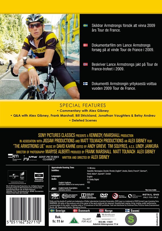 The Armstrong Lie - DVD