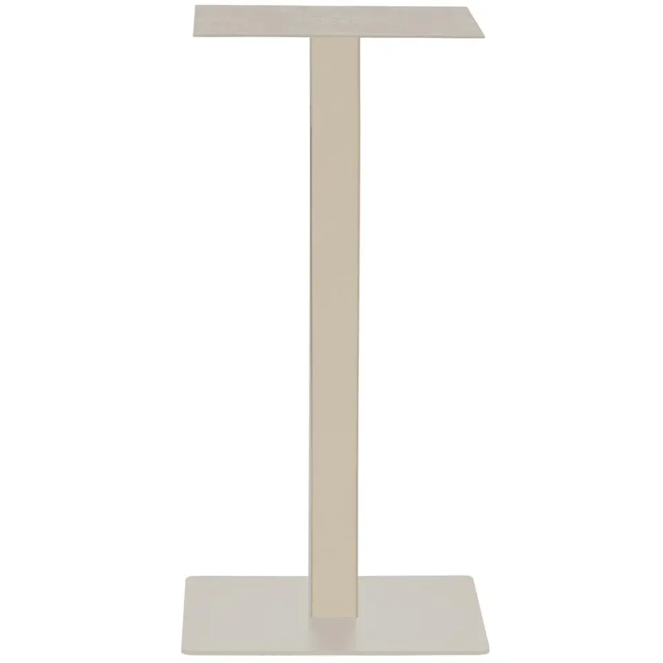 WOOOD Bistro Vierkante Bartafel Poot - Metaal - Dakagrau - 105x50x50
